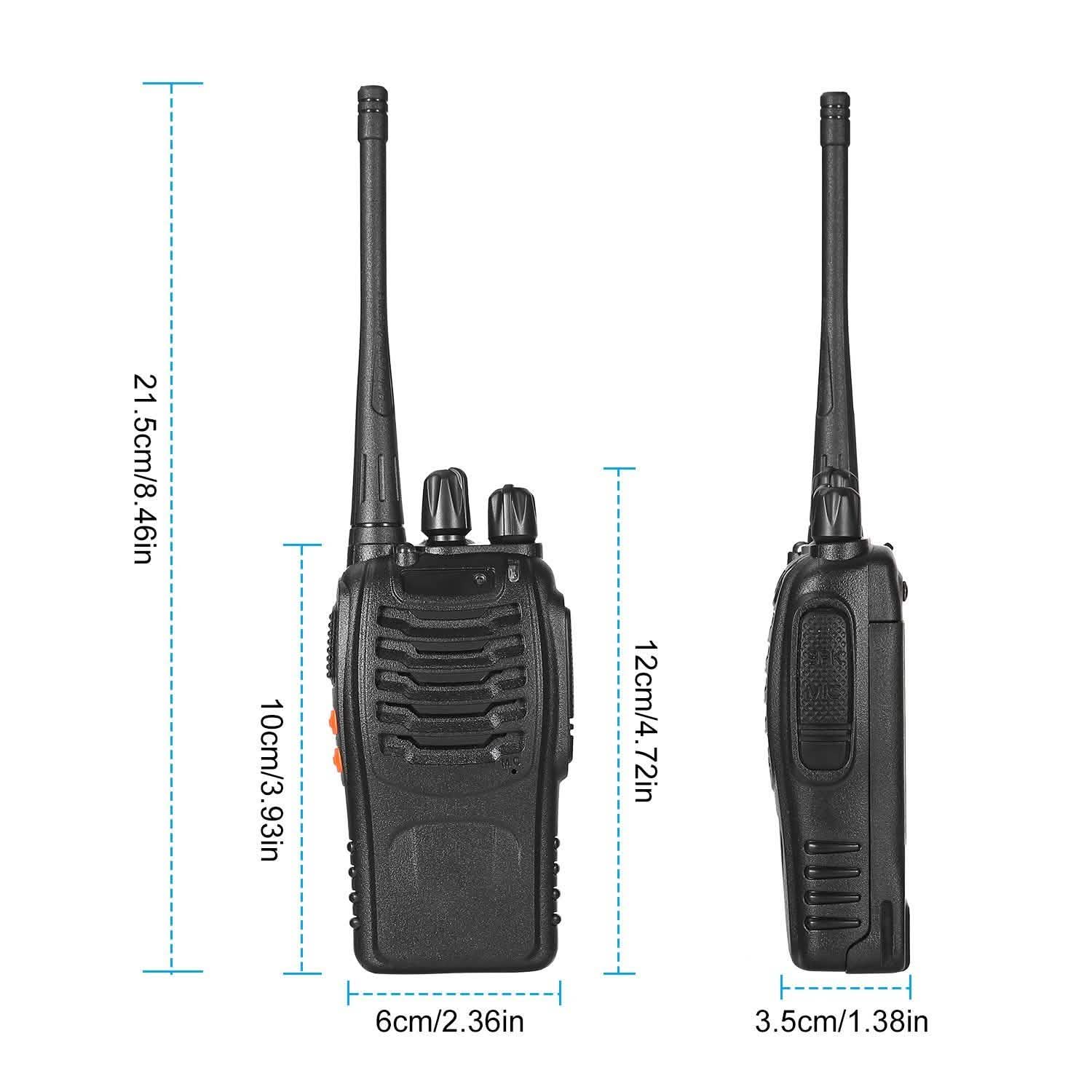 Lot de 2 : Talkies-walkies bidirectionnels Baofeng BF-888S