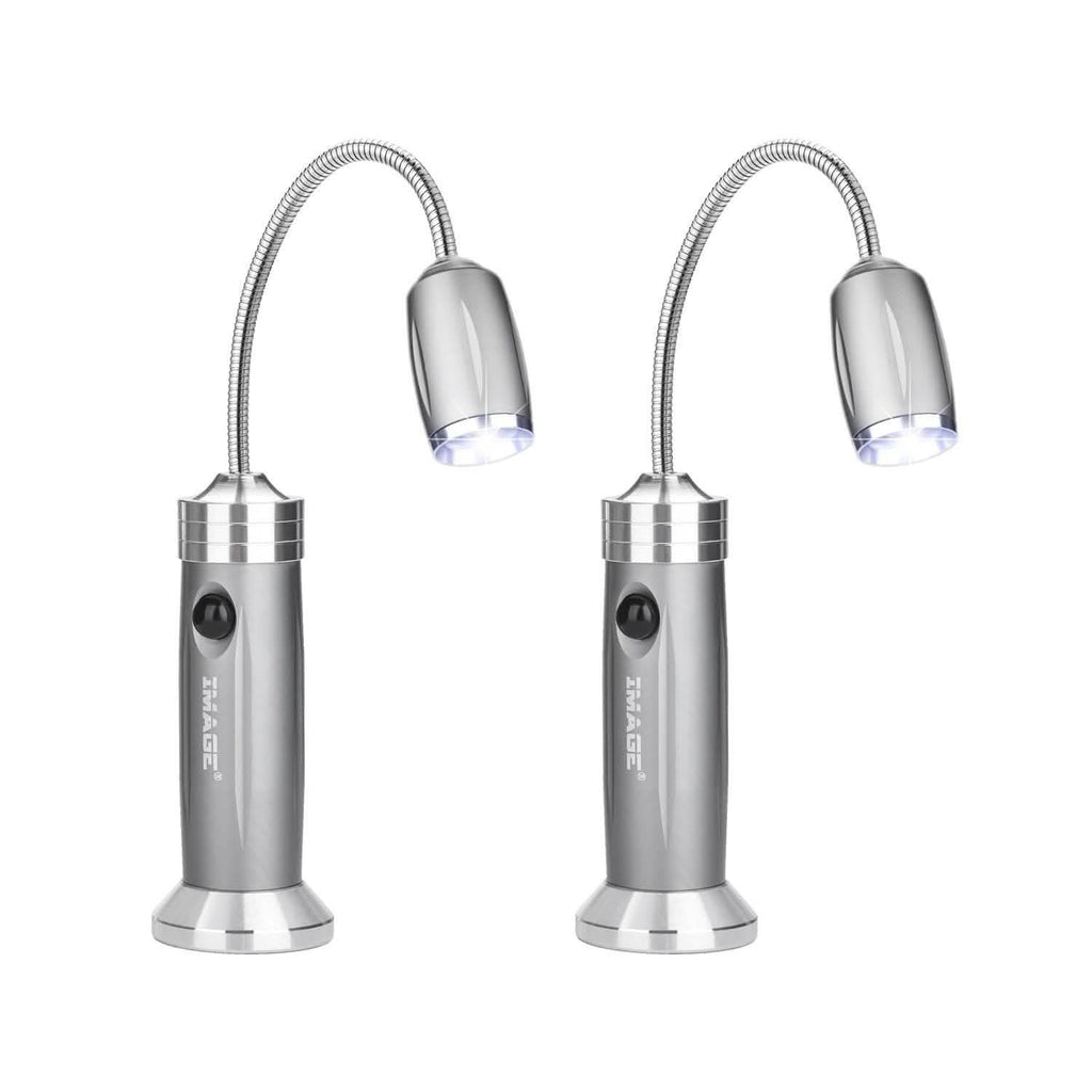 Lot de 2 : Lampe d'extérieur à col de cygne LED pour barbecue