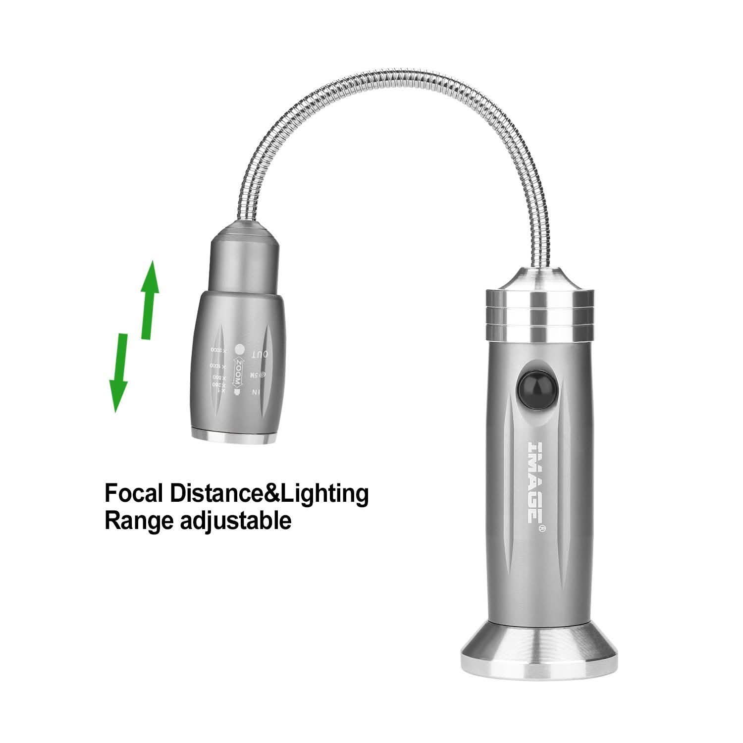 Lot de 2 : Lampe d'extérieur à col de cygne LED pour barbecue