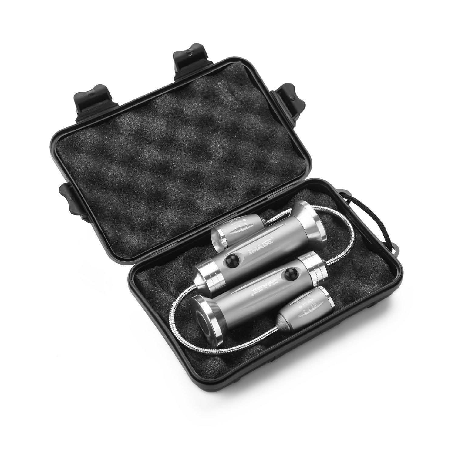 Lot de 2 : Lampe d'extérieur à col de cygne LED pour barbecue