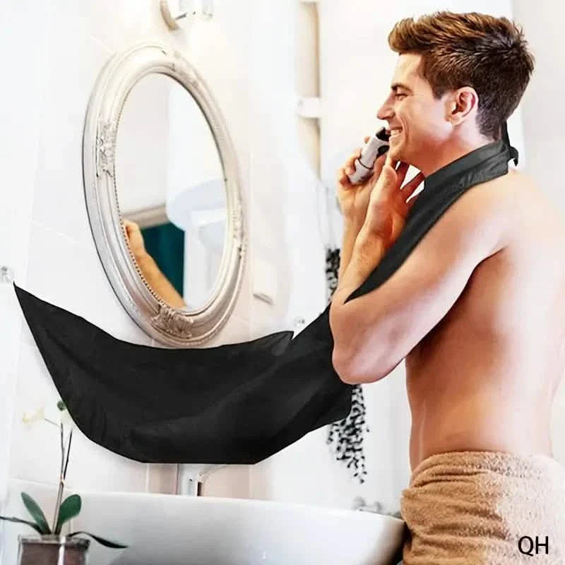 Lot de 2 : Tablier de rasage pour barbe Support pour tondeuse