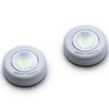 Lot de 2 : Projecteurs LED sans fil ultra-plats Bright Basics