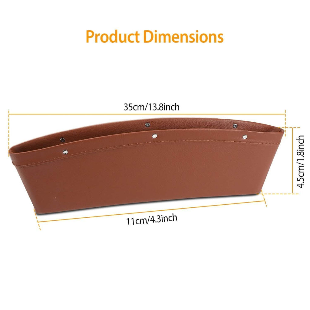 Lot de 2 : Pochette de rangement pour siège de voiture