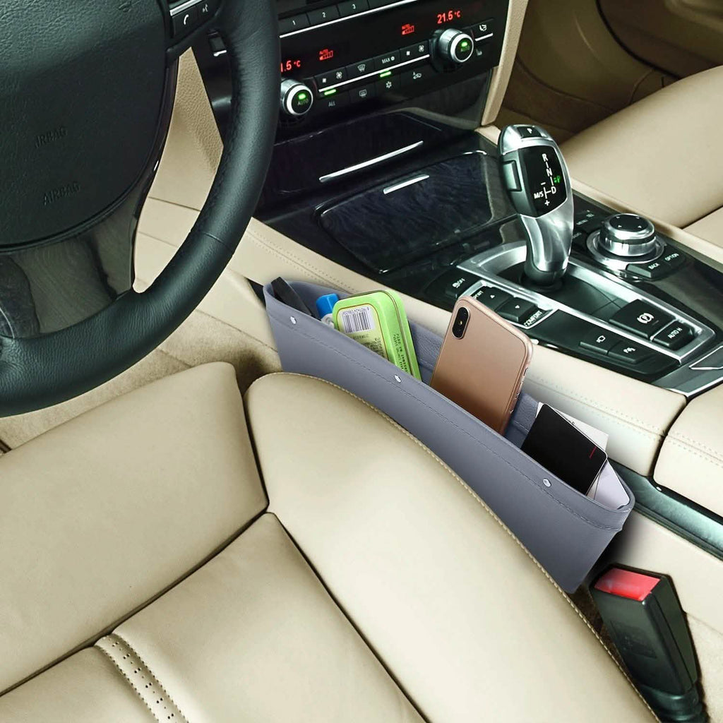 Lot de 2 : Pochette de rangement pour siège de voiture