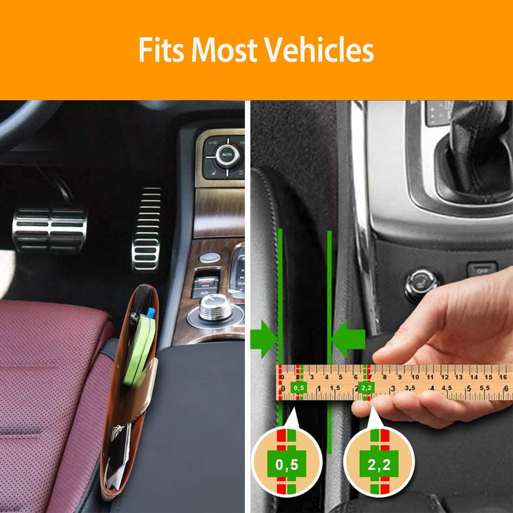 Lot de 2 : Pochette de rangement pour siège de voiture