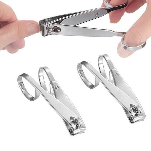 Lot de 2 : Coupe-ongles en acier au carbone