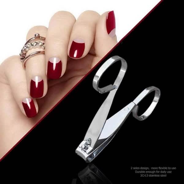 Lot de 2 : Coupe-ongles en acier au carbone