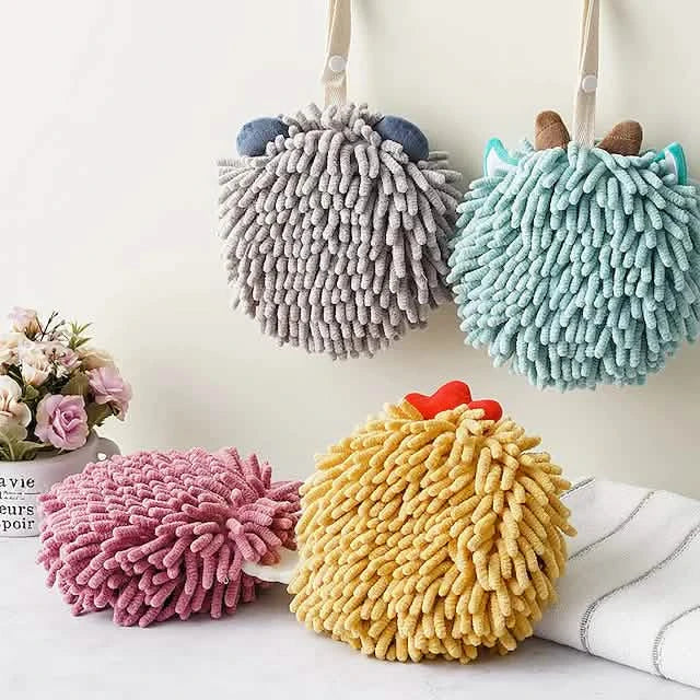 Lot de 2 : Essuie-mains en chenille