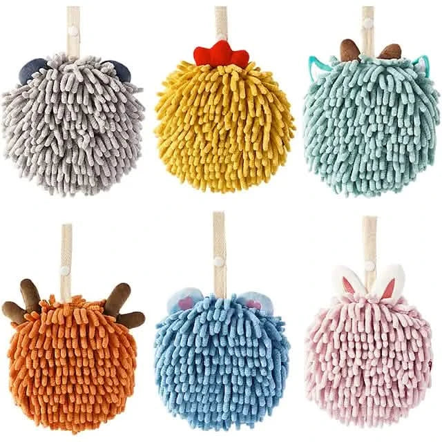 Lot de 2 : Essuie-mains en chenille
