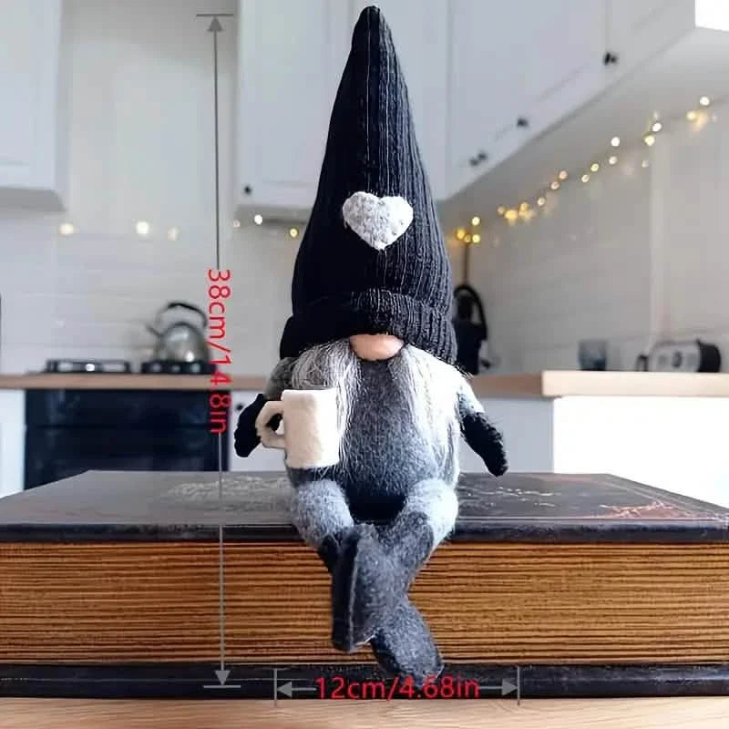 Lot de 2 : Poupée en peluche nain de café