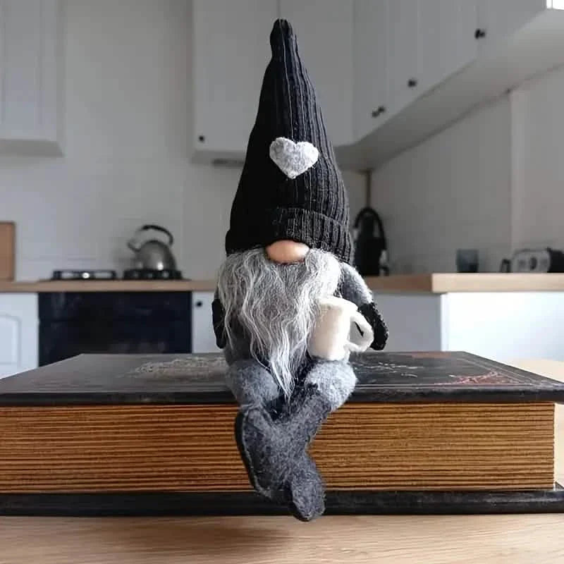 Lot de 2 : Poupée en peluche nain de café
