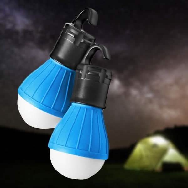 Lot de 2 : Ampoule de Tente Lanterne LED Portable E-TRENDS