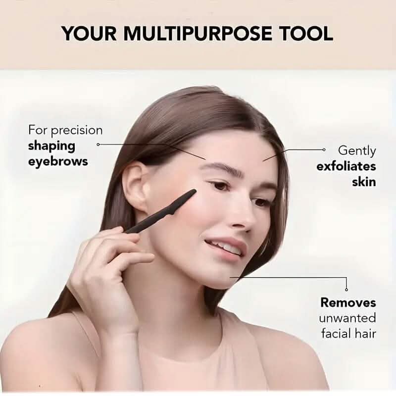 Lot de 2 : Kit de rasoirs et de façonneurs pour sourcils