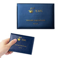 Lot de 2 : Porte-cartes de vaccination CDC en similicuir (protection de dossier d'immunisation)