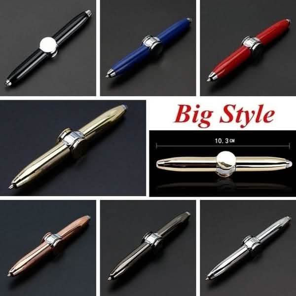 Lot de 2 : Stylo toupie à doigts