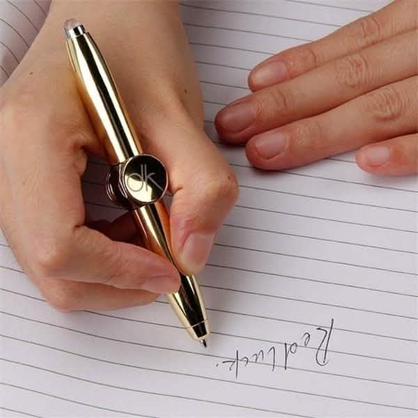 Lot de 2 : Stylo toupie à doigts