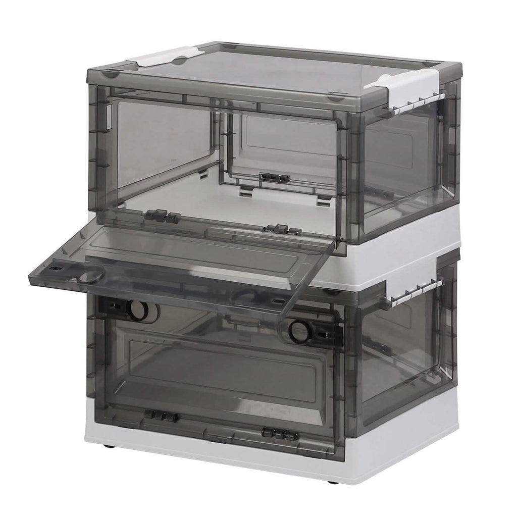 Lot de 2 : bacs de rangement pliables, organisateur de rangement pliable