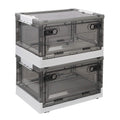 Lot de 2 : bacs de rangement pliables, organisateur de rangement pliable