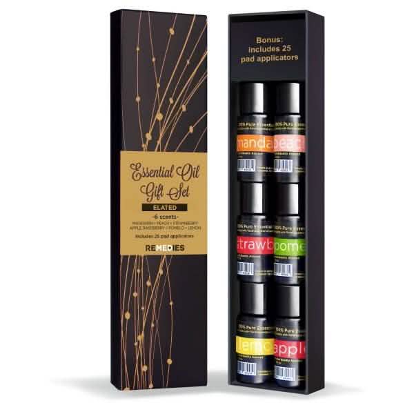 Lot de 2 : Huile parfumée d'aromathérapie