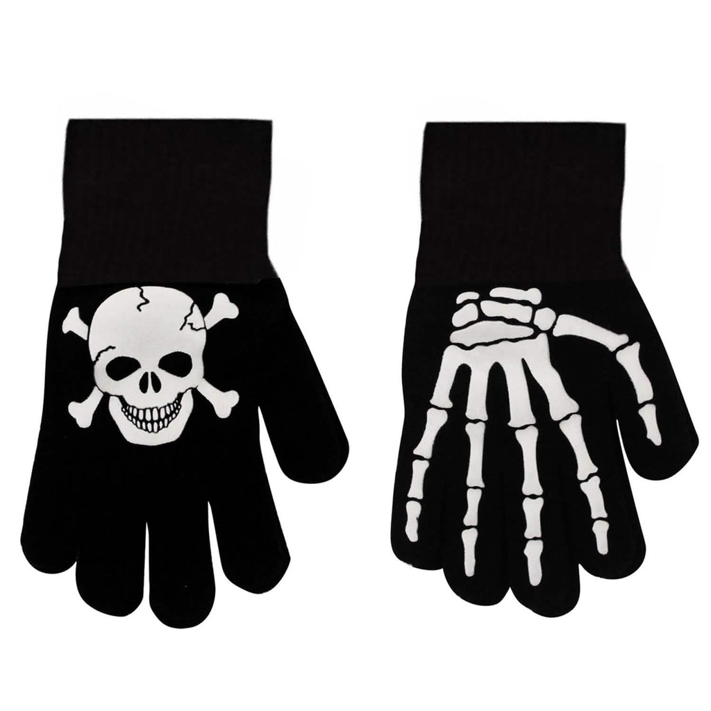 Lot de 2 paires : Gants phosphorescents Spécial Halloween