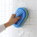 Lot de 2 : brosse à récurer manuelle pour baignoire
