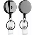 Lot de 2 : Porte-badge rétractable robuste
