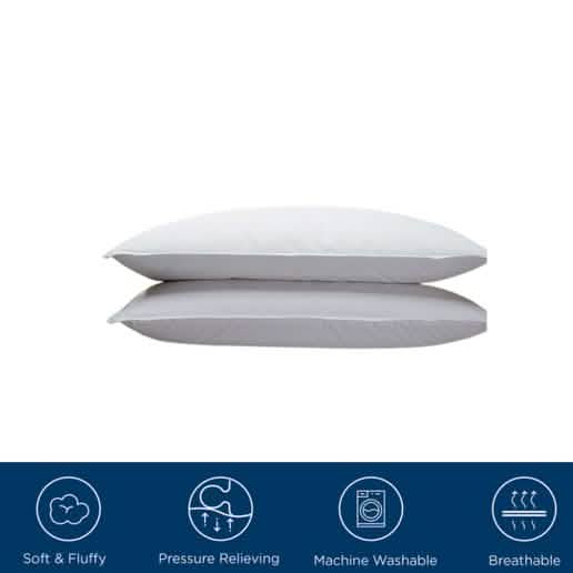 Lot de 2 : Oreiller synthétique en duvet de la collection Hilton Hotel & Resort