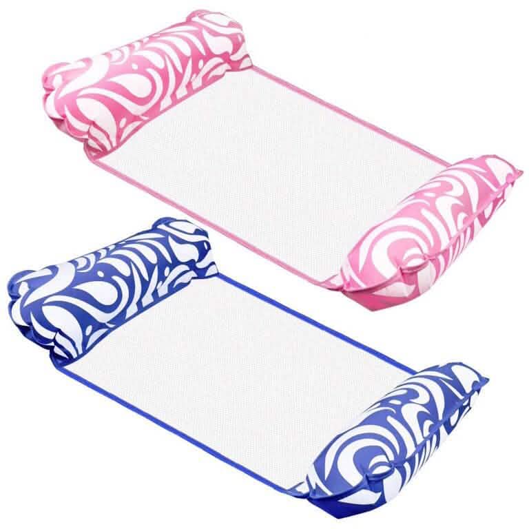 Lot de 2 : Transats Gonflables Flottants pour Piscine ou Plage