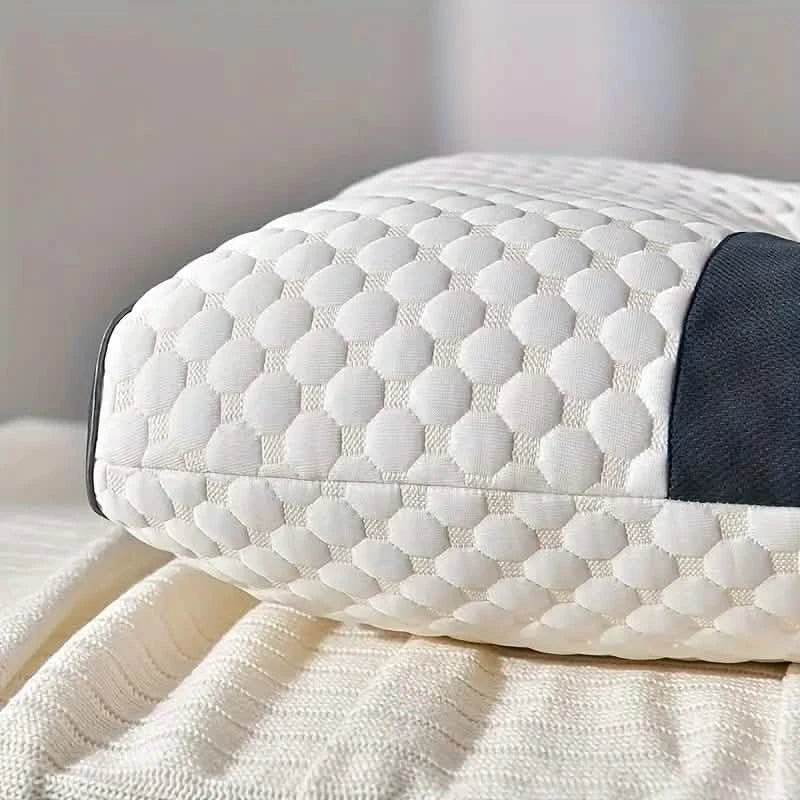 Oreiller de massage en coton antibactérien tricoté avec housse amovible