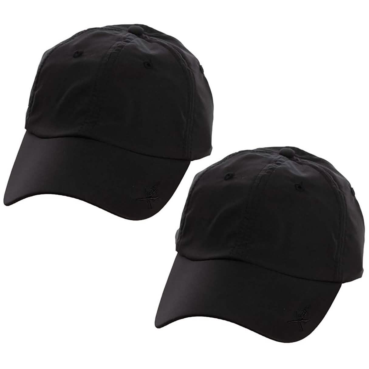 Lot de 2 : Casquettes Kombi Xcap avec support de lunettes de soleil rétractable