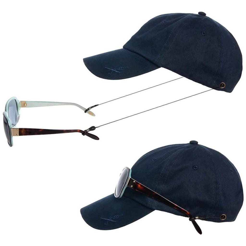 Lot de 2 : Casquettes Kombi Xcap avec support de lunettes de soleil rétractable