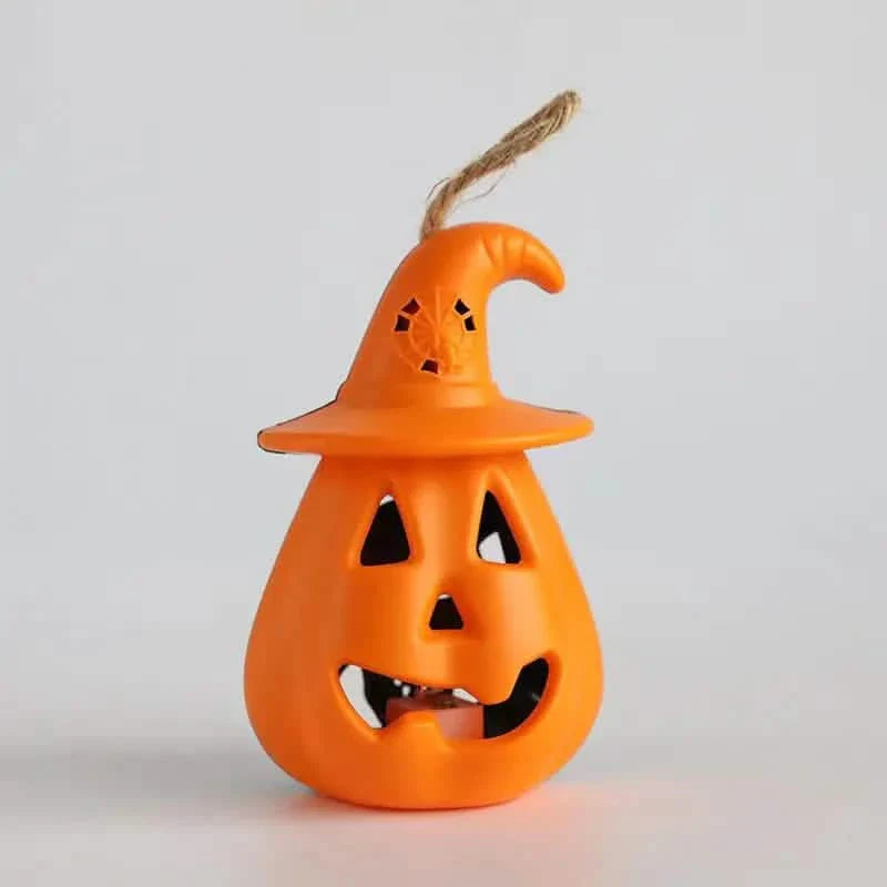 Lot de 2 : Lampe LED Citrouille Halloween