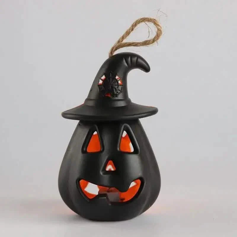 Lot de 2 : Lampe LED Citrouille Halloween