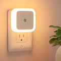 Lot de 2 : Veilleuse LED, applique murale à brancher avec capteur crépusculaire automatique