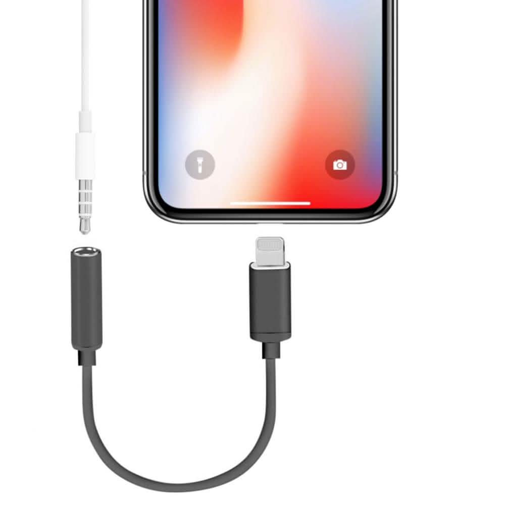 Lot de 2 : Adaptateur Lightning vers prise casque