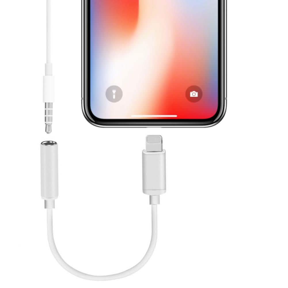 Lot de 2 : Adaptateur Lightning vers prise casque
