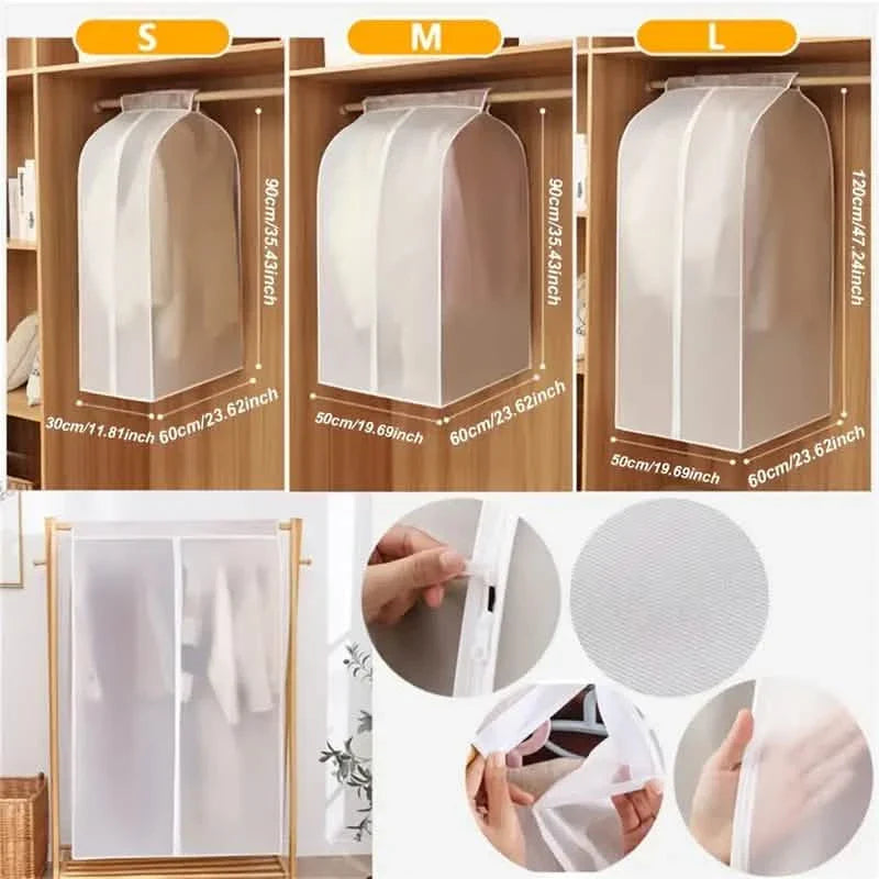 Lot de 2 : Housse de protection légère pour vêtements
