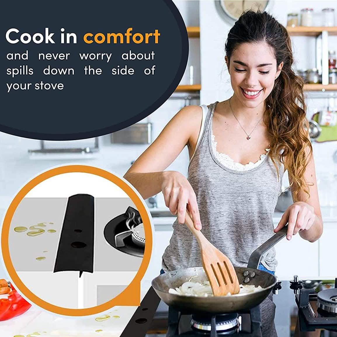 Lot de 2 : Couvre-jours de cuisinière en silicone Linda