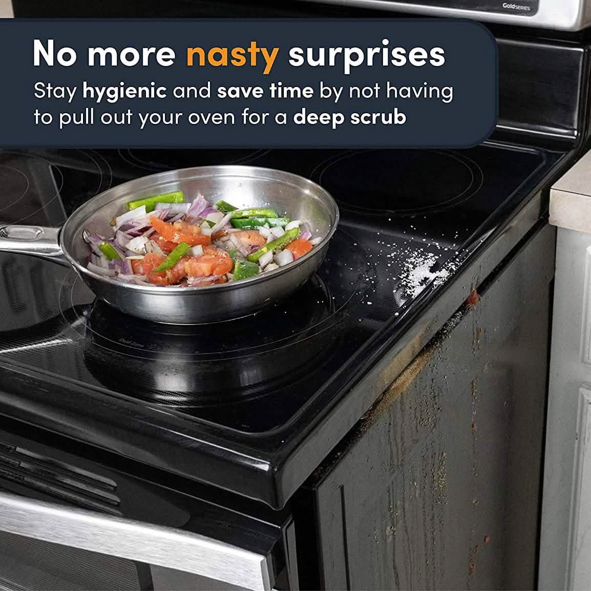 Lot de 2 : Couvre-jours de cuisinière en silicone Linda