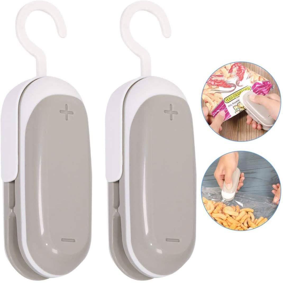 Lot de 2 : Mini scelleuse de sacs Mempedont - Thermoscelleuse pour sacs en plastique