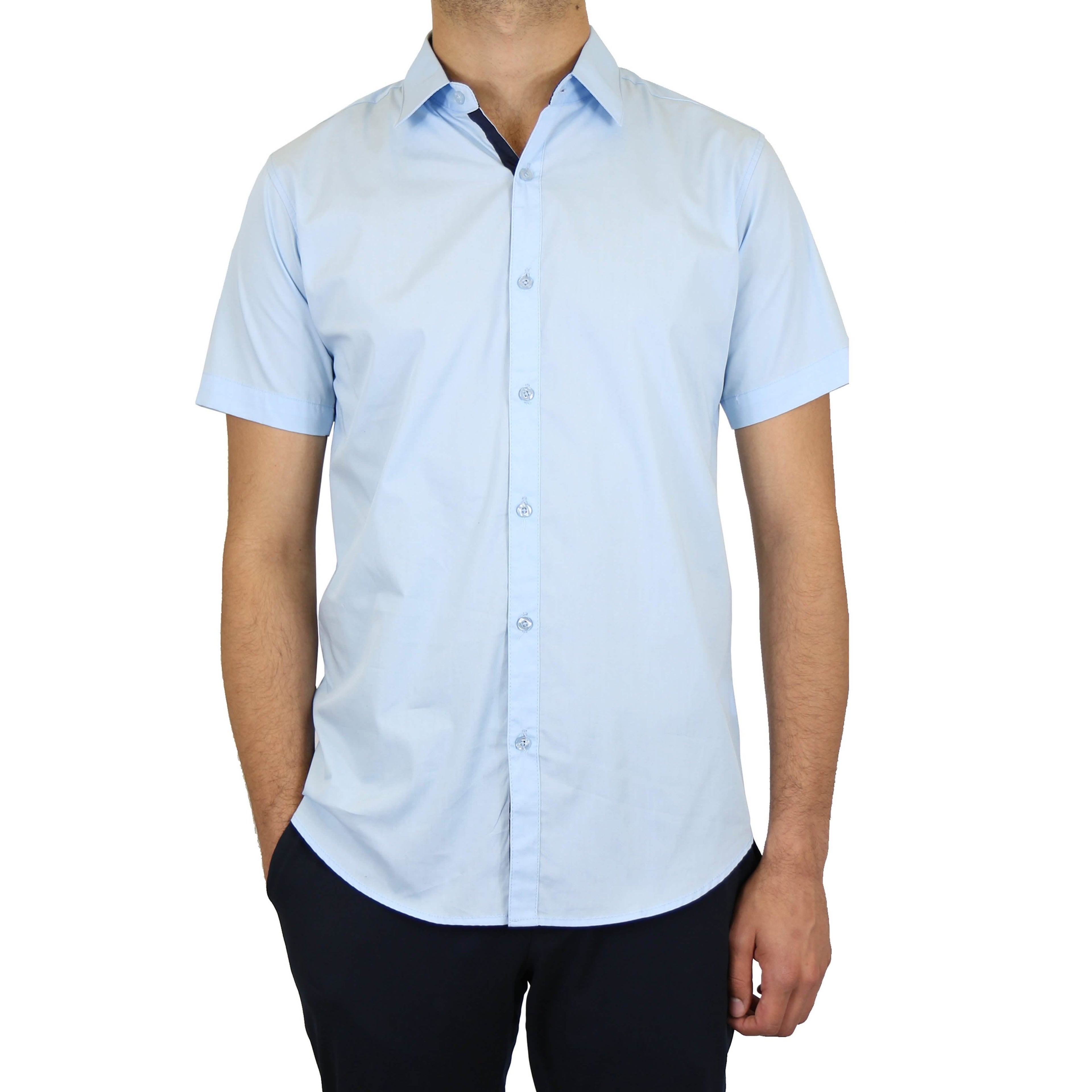 Lot de 2 : Chemises habillées à manches courtes coupe ajustée pour homme