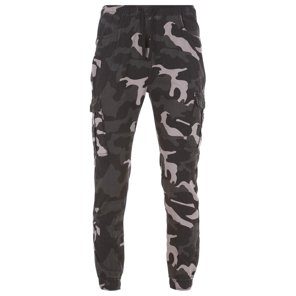 Lot de 2 : Pantalons de Jogging Cargo Camouflage Extensibles pour Hommes