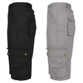 Lot de 2 : Shorts Cargo utilitaires ceinturés en coton pour homme, grandes tailles