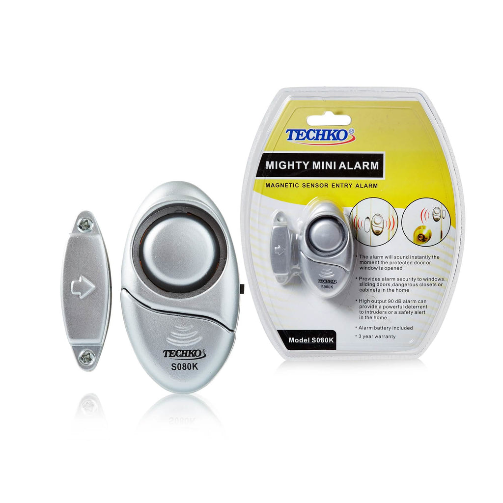 Lot de 2 : Mini alarme puissante pour portes et fenêtres