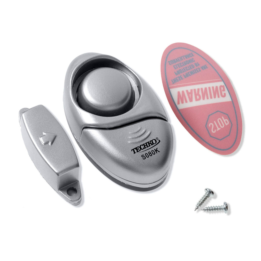 Lot de 2 : Mini alarme puissante pour portes et fenêtres