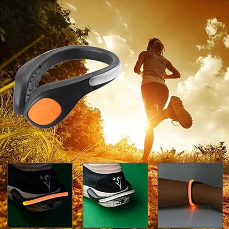 Lot de 2 : Lampes LED de sécurité à clipser pour chaussures