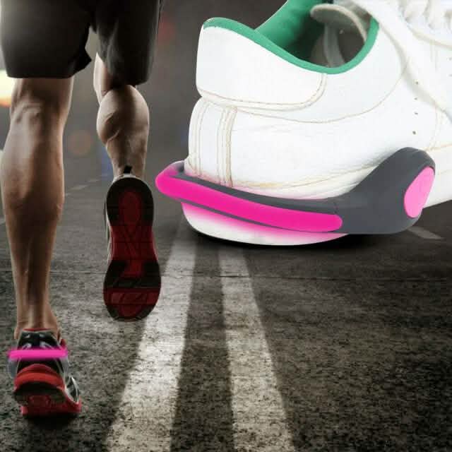 Lot de 2 : Lampes LED de sécurité à clipser pour chaussures