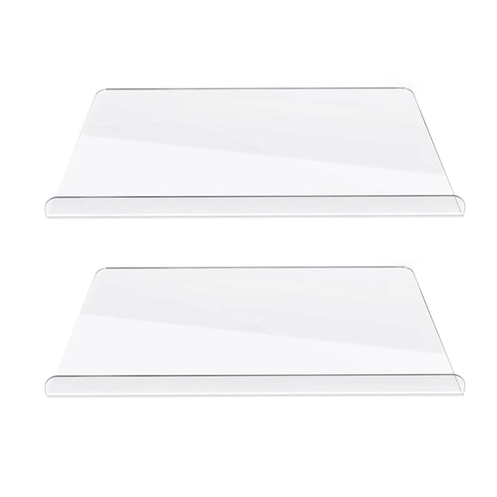 Lot de 2 : Planche à découper antidérapante transparente / Protection de comptoir de cuisine