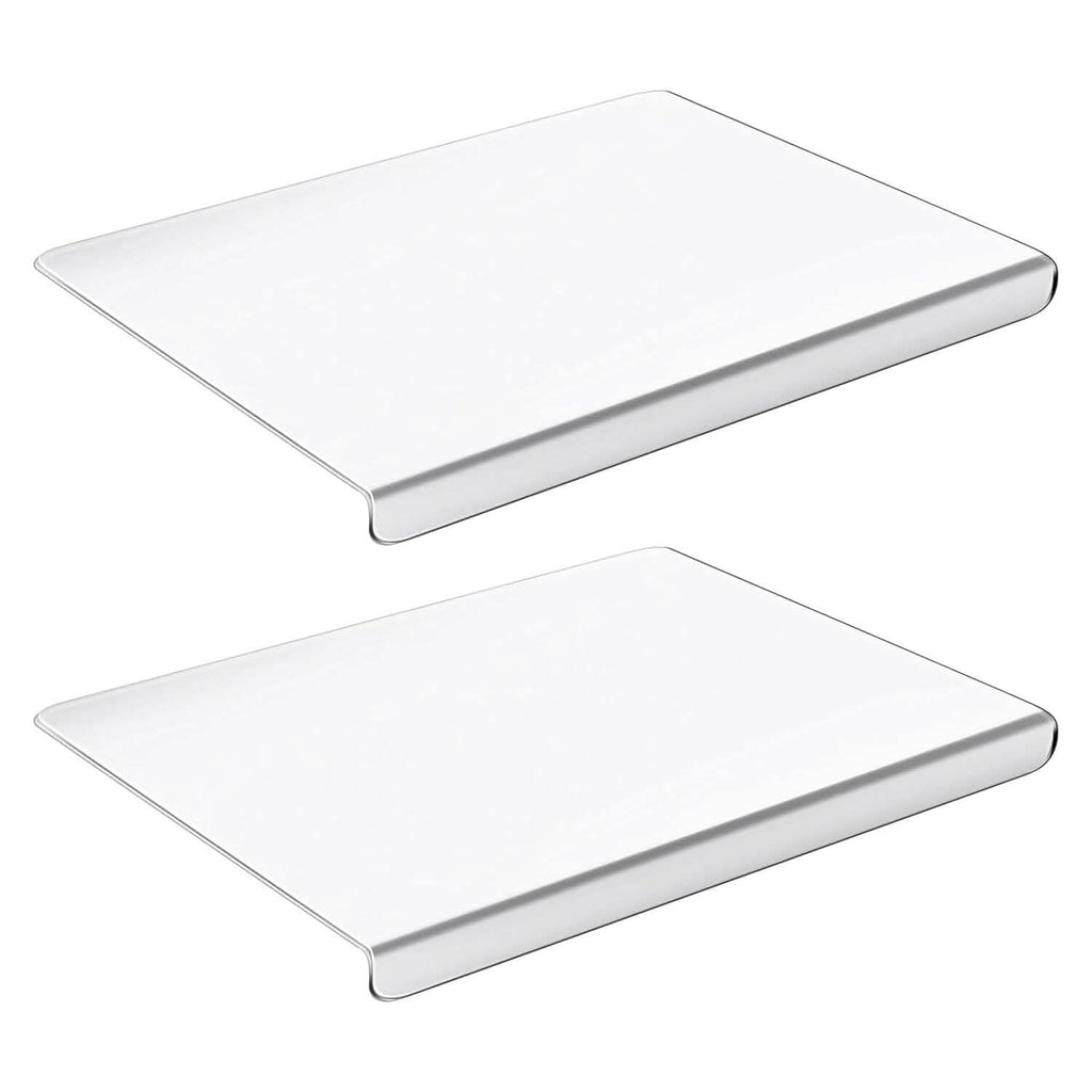 Lot de 2 : Planche à découper antidérapante transparente / Protection de comptoir de cuisine