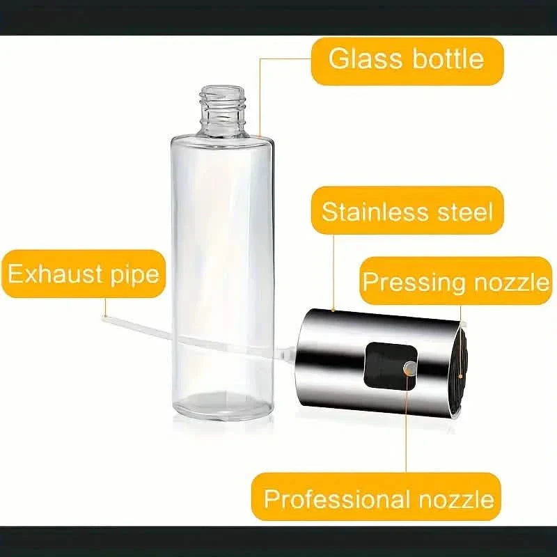 Lot de 2 : Vaporisateur d'huile d'olive pour la cuisine, les grillades, les salades, la pâtisserie, la rôtisserie